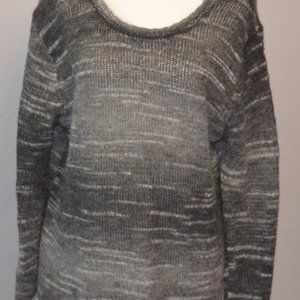 Rubbish XL Nubby Knit Sweater/Shades of Grey